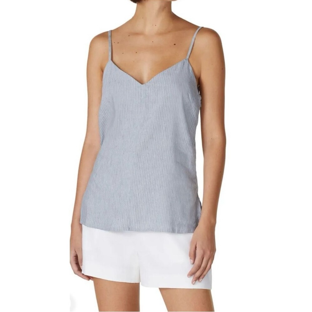 Club Monaco Chambray Stripe Tank - Small